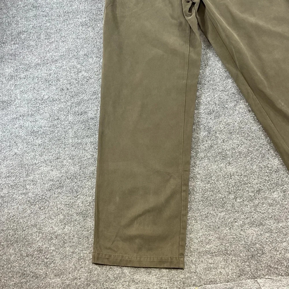 Tommy Bahama Relax Fit Dress Pants 32x32 Olive Green Tencel Lyocell Blend Made